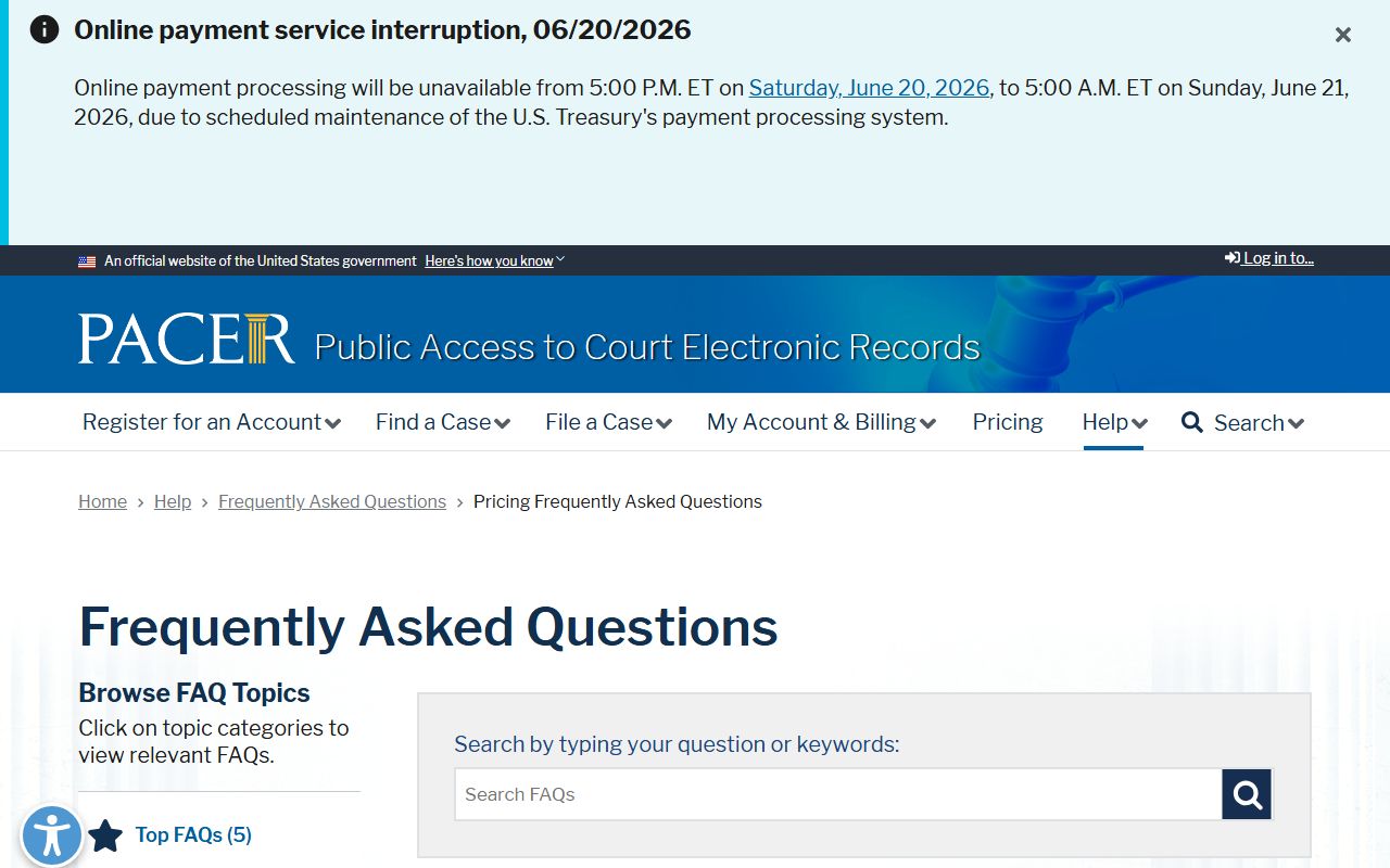 Chaves County probate records PACER pricing for federal bankruptcy records