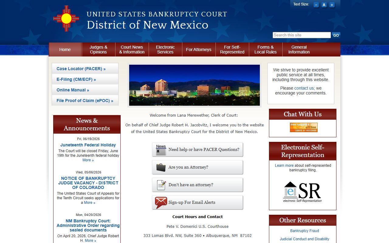 Chaves County probate records compared with New Mexico bankruptcy court records